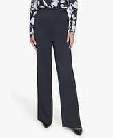 Halston Women's Satin Wide-Leg Pants