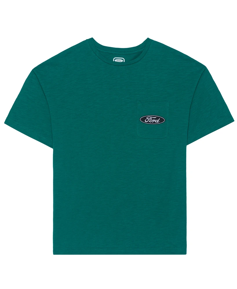 Hybrid Men's Ford Bronco Front Back Short Sleeve Tee