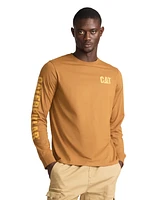 Cat Men's Trademark Banner Long Sleeve Tee