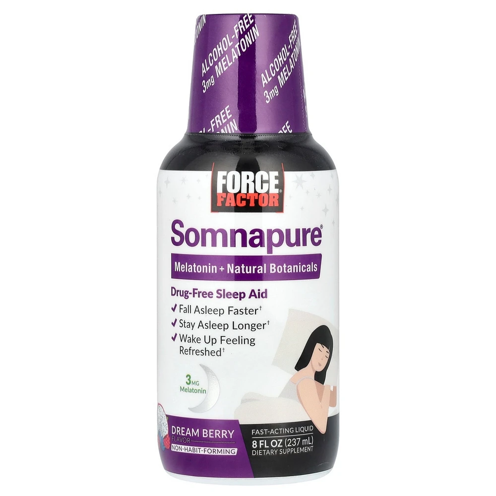 Force Factor Somnapure Melatonin + Natural Botanicals Dream Berry