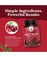 Nature's Craft Tart Cherry Capsules, Advanced Uric Acid Cleanse and Joint Support Supplement, Nature's Craft, 120ct