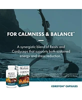 Host Defense CordyChi Capsules - Energy & Immune Support Supplement
