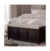John Louis Home Solid Wood Open Top Storage Bench