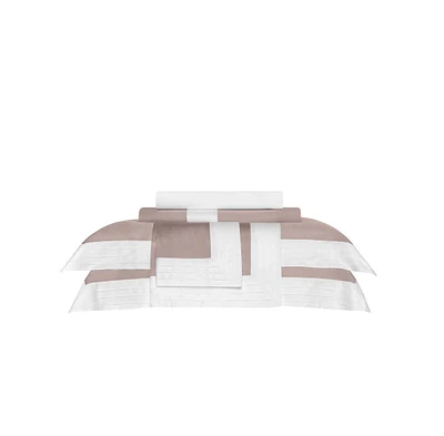 Togas Eden white/ Duvet cover Queen white