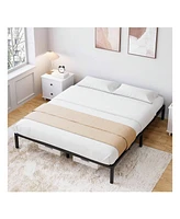 gaomon Inch Bed Frame, No Box Spring Needed, Heavy Duty Metal Platform Bed Frame For Bedroom, Easy Assembly