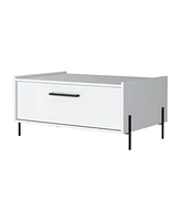 Fm Furniture Glendale Coffee Table with Flip-Down Door in Melamine