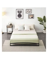 gaomon Bed Frame, 6 Inch Low Profile Platform Heavy Duty Metal Full Bed, Mattress Foundation With Steel Slat Support, Height