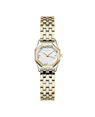 Rosefield Gemme Women's Two Tone Stainless Steel Bracelet Watch 27.5mm