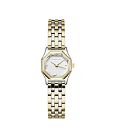 Rosefield Gemme Women's Two Tone Stainless Steel Bracelet Watch 27.5mm