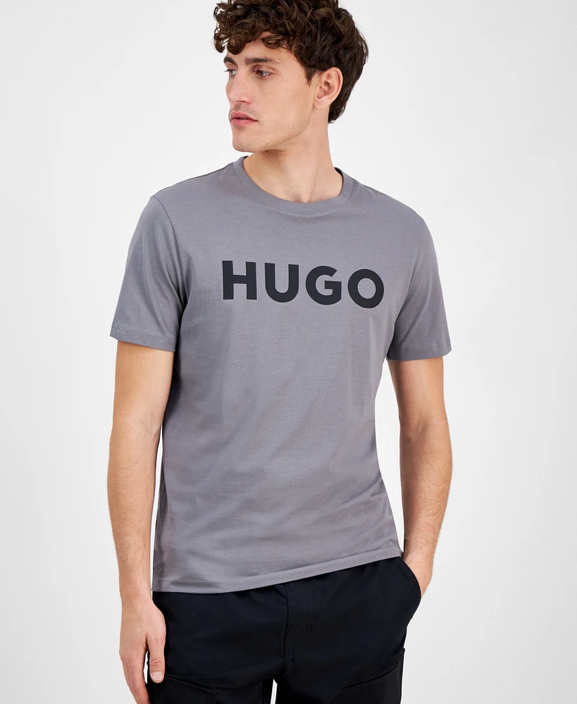 Hugo Boss Men's Dulivio Short Sleeve Crewneck Logo T-Shirt