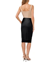 Vince Camuto Women's Textured Pull-On Midi Skirt