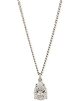 Givenchy Pear-Shape Cubic Zirconia Pendant Necklace, 16" + 3" extender