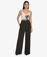 Calvin Klein Women's High Waist Wide-Leg Pants