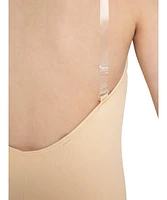 Capezio Girls Camisole Leotard w/ Clear Transition Straps