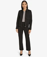 Calvin Klein Women's Zip-Front Bomber Jacket