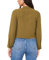 Vince Camuto Women's Double-Breasted Cropped Jacket