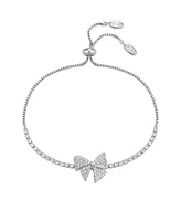 Macy's Cubic Zirconia Bow Adjustable Bracelet