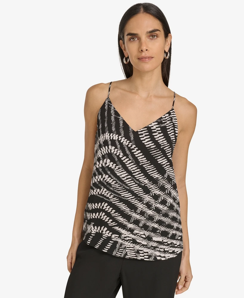 Calvin Klein Women's Printed V-Neck Camisole