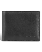 Champs Men's Classic Collection Leather Multi-Wing Card Wallet