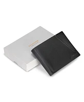 Champs Men's Iconic Collection Leather Center Wing Wallet