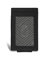 Champs Men's Onyx Collection Leather Mag Card Case