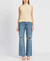 En Saison Women's Linnie Sleeveless Knit Sweater