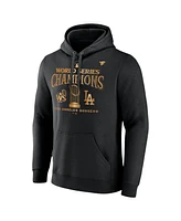 Fanatics Men's Black Los Angeles Dodgers 2024 World Series Champions Parade Locker Room Pullover Hoodie