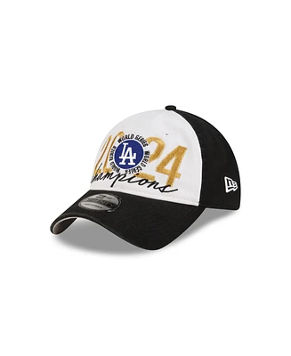 New Era Men's Black Los Angeles Dodgers 2024 World Series Champions 9TWENTY Adjustable Hat