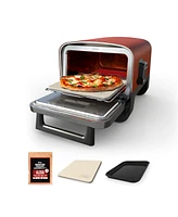 Ninja Woodfire Pizza Oven, 8-in-1 Outdoor Oven, 5 Pizza Settings, Up to 700 Fahrenheit High Heat, Bbq (Barbecue) Smoker