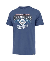 '47 Brand Men's Royal Los Angeles Dodgers 2024 National League Champions Franklin T-shirt