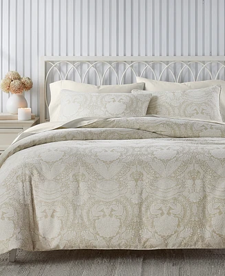 Charter Club Chenille Jacquard 3-Pc. Duvet Cover Set, Full/Queen, Exclusively at Macy's