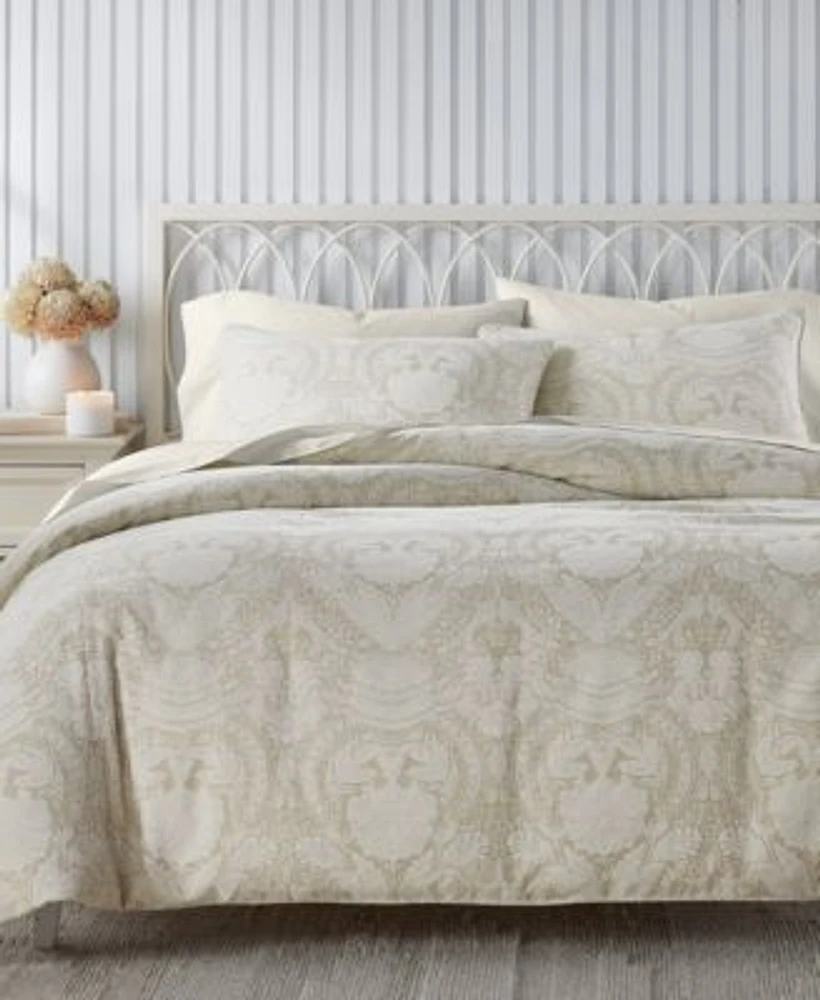 Charter Club Chenille Jacquard Duvet Cover Set Exclusively At Macys