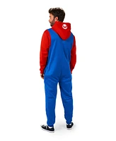 OppoSuits Men's Adult Onesies - Mario And Luigi Nintendo Outfits Red