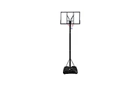 Slickblue Portable Removable Adult Basketball Stand with Transparent Backboard Adjustable Height Pc Design