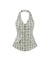 Nocturne Women's Tweed Vest