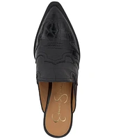 Jessica Simpson Women's Zurina Western Heeled Mules