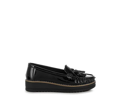 London Rag Strelka Tassel Detail Flatform Loafers