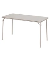 gaomon Folding Table, Portable Folding Card Rectangle Table with Sturdy Metal Frame
