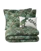 Alex + Bella Dino Forest Green -Piece Microfiber Comforter Set