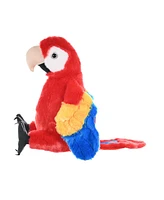 Wild Republic Cuddlekins Scarlet Macaw Stuffed Animal, 12 Inches