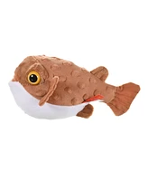 Wild Republic Cuddlekins Mini Pufferfish Stuffed Animal, 8 Inches