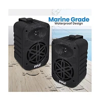 Pyle 5.25” 2-Way Indoor/Outdoor Speaker System - 1/2” High Compliance Polymer Tweeter
