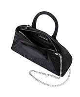 Nina All Over Crystal Satchel Bag