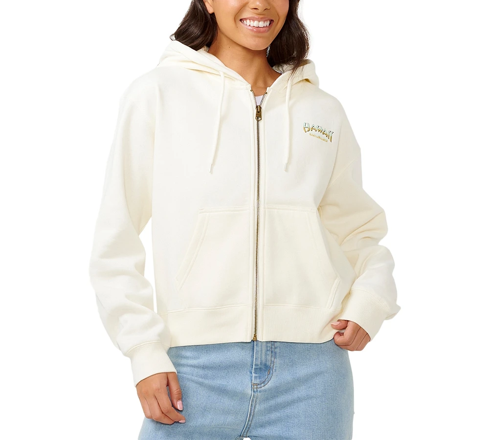 Rip Curl Juniors' Spirit Relaxed Zip Thru Hoodie