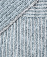 Decor Studio Luna Stripe Skid-Resistant Bath Rug, 20" x 30"