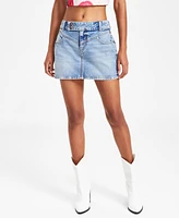 Guess Women's Nani Denim Mini Skirt