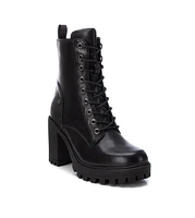 Xti Women's Casual Heeled Combat Booties By