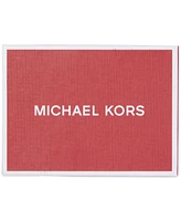 Michael Kors Men's Signature Monogram Print Card Case