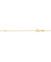 Diamond Accent Sun Pendant Necklace in 14k Gold-Plated Sterling Silver, 16" + 2" extender