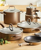 Anolon Advanced Home Hard-Anodized Nonstick Cookware Set, 11 Piece